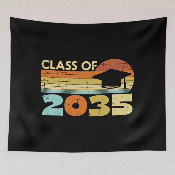 Item preview, Class Of 2035 Retro First Last Day Grow With Me Graduation designed and sold by disgustingtroph.