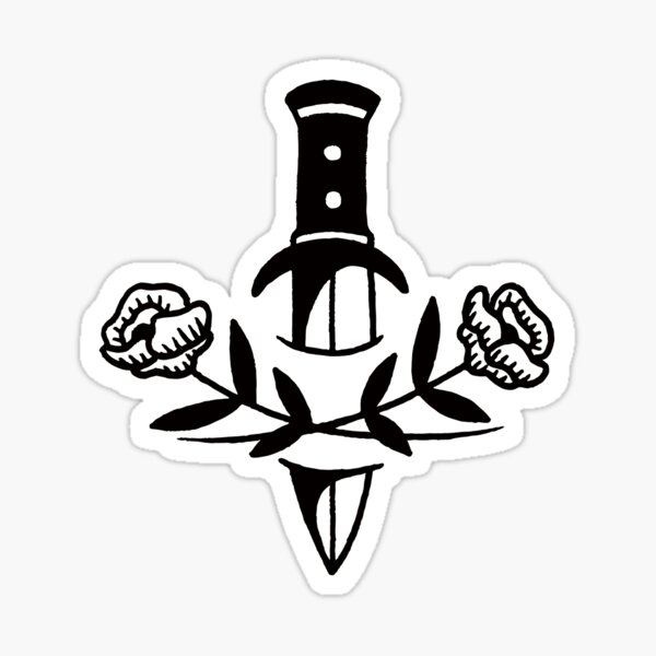 Item preview, Knife and Roses designed and sold by LadyMorgan.
