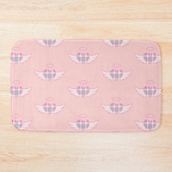 Item preview, Pink Plaid angel heart (girlblogger) designed and sold by Becky-Marie.