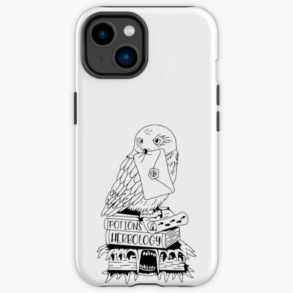Owl on Books iPhone Tough Case