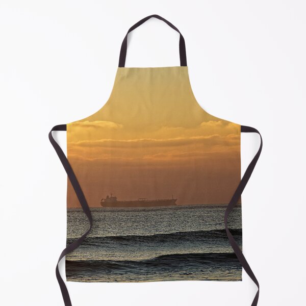 Item preview, Sunset Seascape Waves Cargo Ship designed and sold by Anna Lemos.