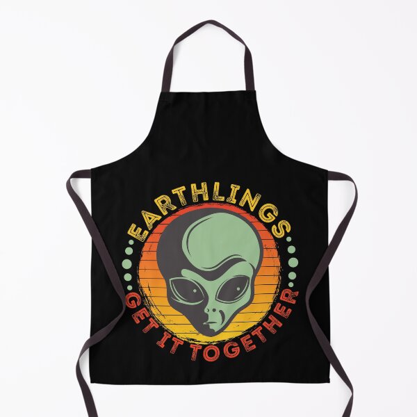 Item preview, Funny UFO Outer Space Aliens Earthlings Get It Together designed and sold by CharJens.