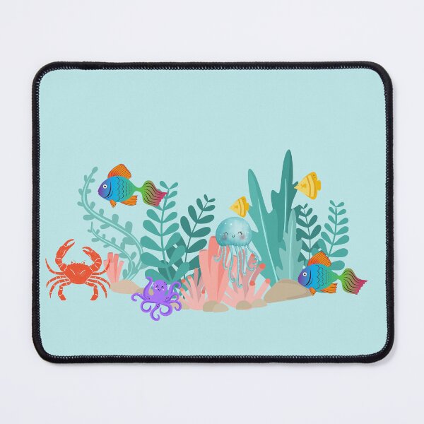 Item preview, OCTOPUS,JELLYFISH,CORALS,CRAB,COLORFUL FISHES designed and sold by Xylersie.