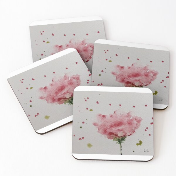 Item preview, Loose watercolor pink flower  designed and sold by watercolorsLiz.