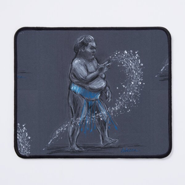 Item preview, Sumo #25 - Shubatsu - Sumo Wrestler drawing on paper designed and sold by Rebecca Rees.