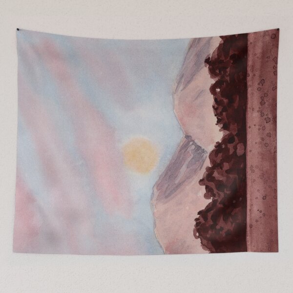 Item preview, Moon over the Mountains designed and sold by Pattokarts.
