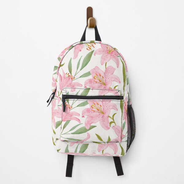 Item preview, Beautiful Pink Tulips Flowers Watercolor Pattern designed and sold by Terisdesign.