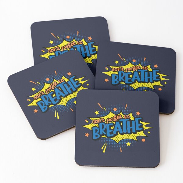 Item preview, Dont Forget To Breathe | Comic Style Bubble | Positive Thoughts designed and sold by DrawingBoard.
