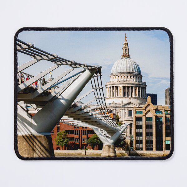 Item preview, St Paul's Cathedral, Millennium bridge at the Thames designed and sold by NynkeAltenburg.