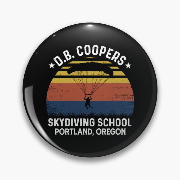 Item preview, DB coopers skydiving school Portland oregon designed and sold by ForRealSerial.