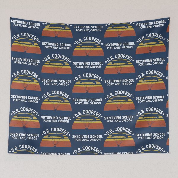 Item preview, DB coopers skydiving school Portland oregon designed and sold by ForRealSerial.