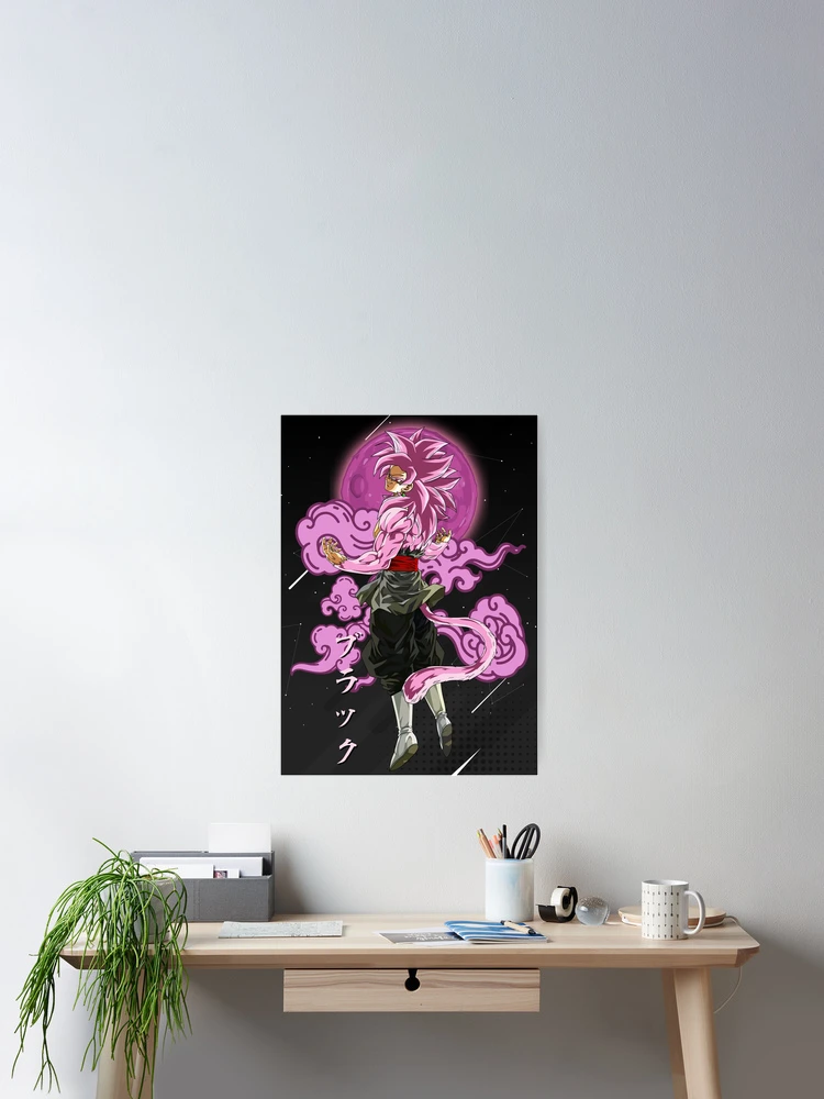 Goku Black Rose Super Saiyan 4 Poster for Sale by reelanimedragon