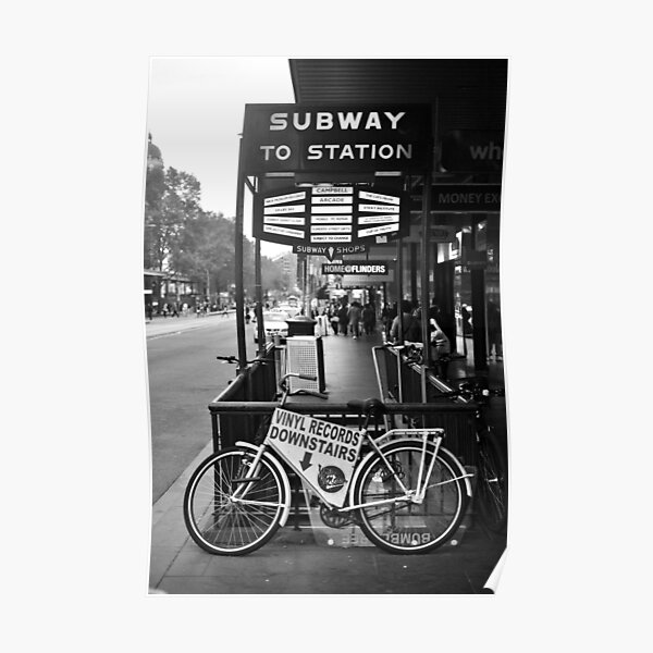 FLINDERS SUBWAY Poster