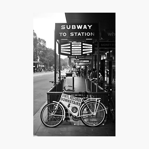 FLINDERS SUBWAY Photographic Print