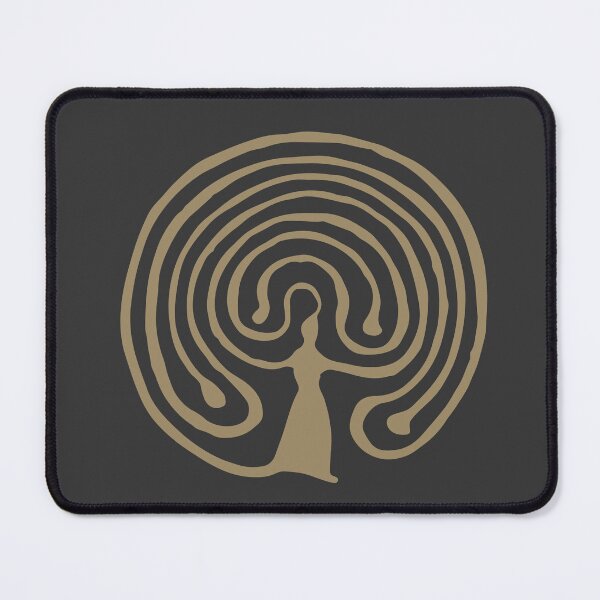 Item preview, Abstract golden mandala ornament designed and sold by TheaDesign.