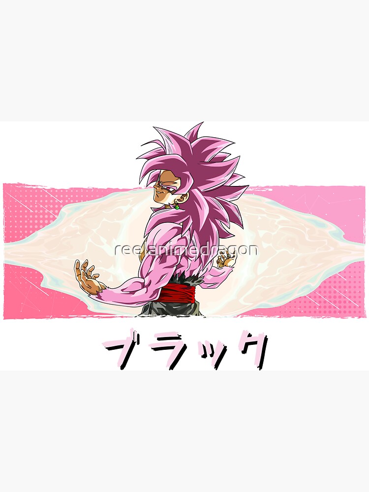 Goku Black Rose Super Saiyan 4 Poster for Sale by reelanimedragon