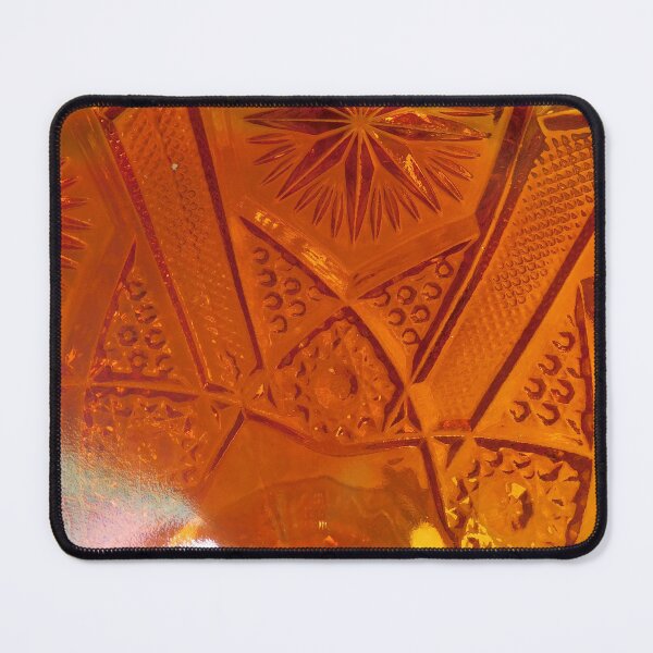 Item preview, vintage Amber ,orange caravel glass  designed and sold by Zarabeaver.