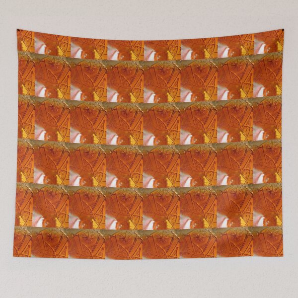 Item preview, vintage Amber ,orange caravel glass  designed and sold by Zarabeaver.