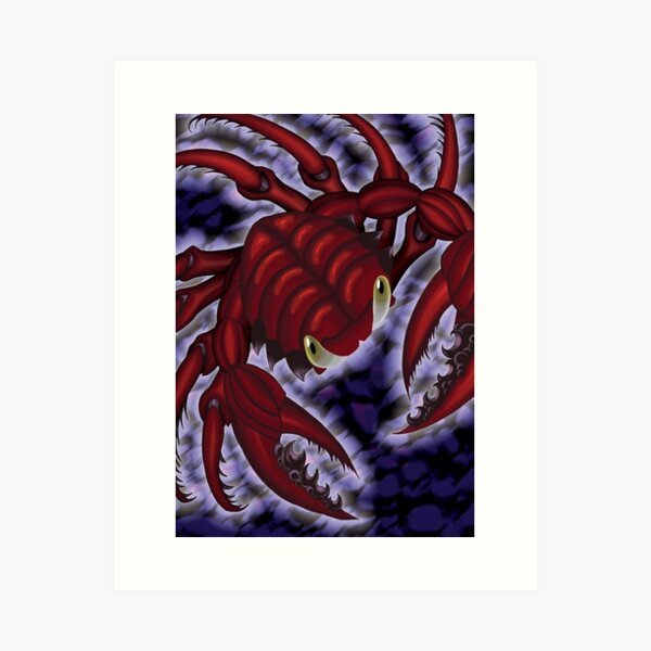 Cancer - The Crab, by Mustafa Kulle Art Print