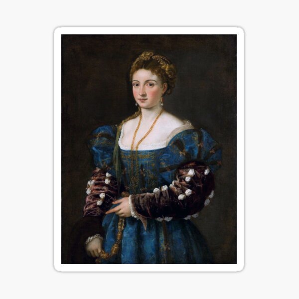 Aperçu de l'œuvre La Bella (1536) - Titien créée et vendue par SALON DES ARTS.