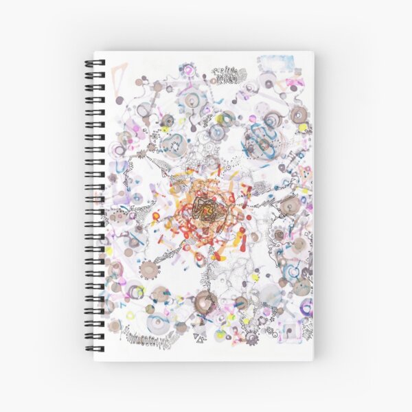 Intracellular Diversion -pls view large Spiral Notebook