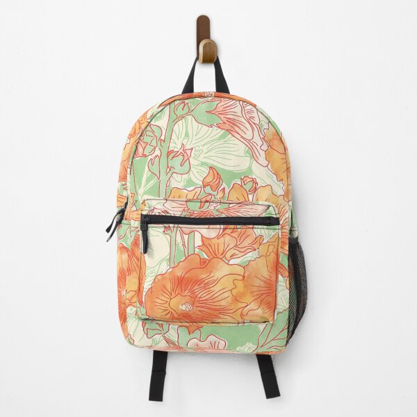 Item preview, Orange Alcea Rosea designed and sold by Carolina Diaz.