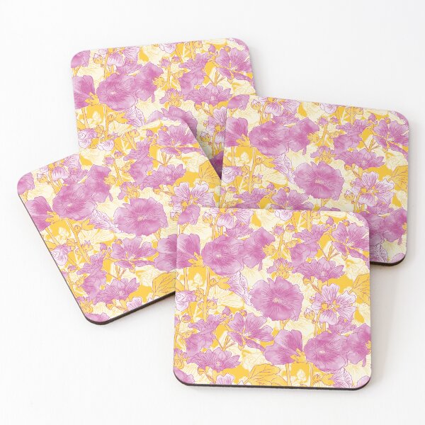 Item preview, Purple Alcea Rosea designed and sold by Carolina Diaz.