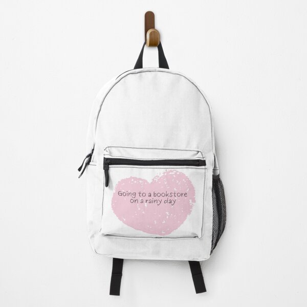 Item preview, I love going to a bookstore on a rainy day (light background) designed and sold by SidefatSayings.