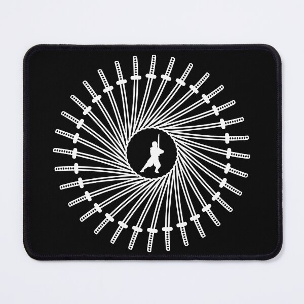 Item preview, A samurai with sword in a circle of swords. designed and sold by KoandZo.