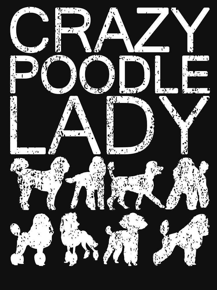 Discover Crazy Poodle Lady Essential T-Shirt