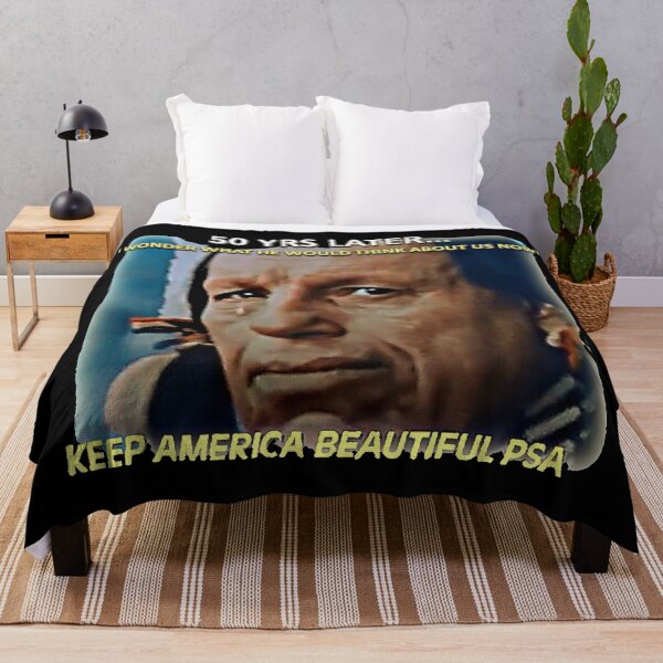 Item preview, KEEP AMERICA BEAUTIFUL PSA 1970s designed and sold by THE AMERICAN TEEVANGELIST.