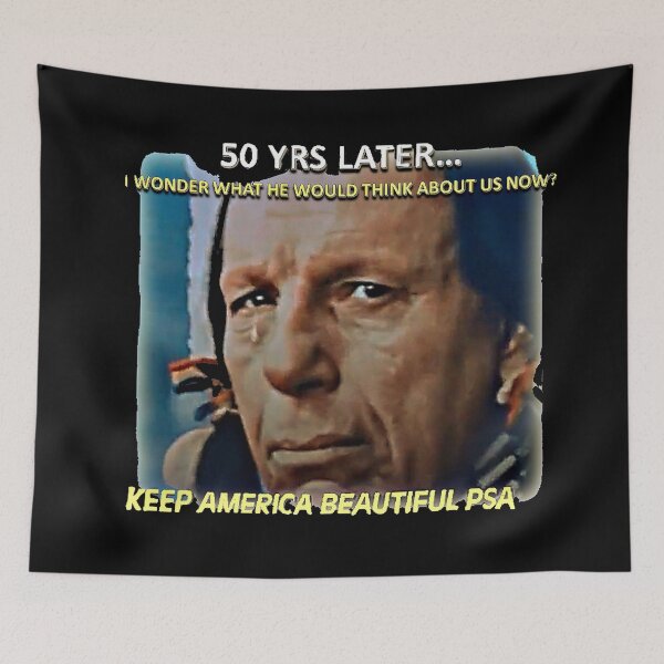 Item preview, KEEP AMERICA BEAUTIFUL PSA 1970s designed and sold by THE AMERICAN TEEVANGELIST.