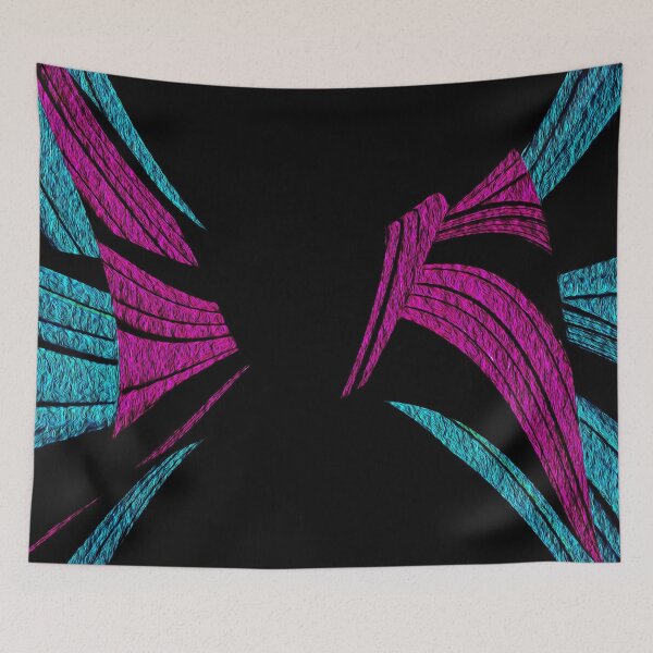 Item preview, Fuchsia and Turquoise Bow designed and sold by fatenanwar.
