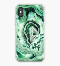 Mineralien - grüner Achat iPhone-Hülle & Cover