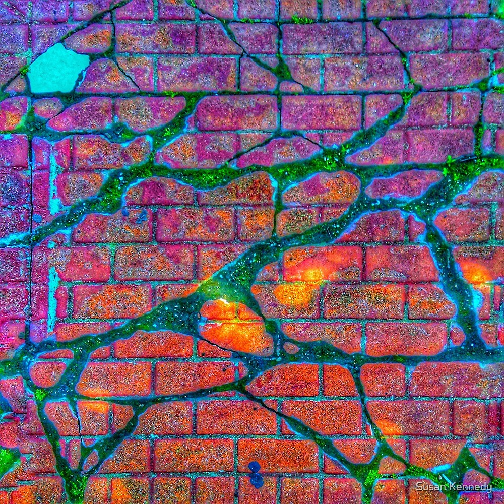 "Brick Art Abstract" by Susan Kennedy | Redbubble