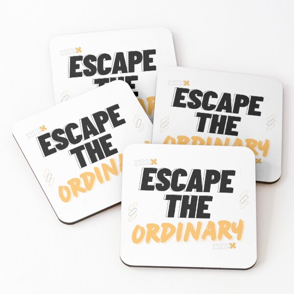 Item preview, Escape The Ordinary(Inspirational Quote) designed and sold by Jalib.
