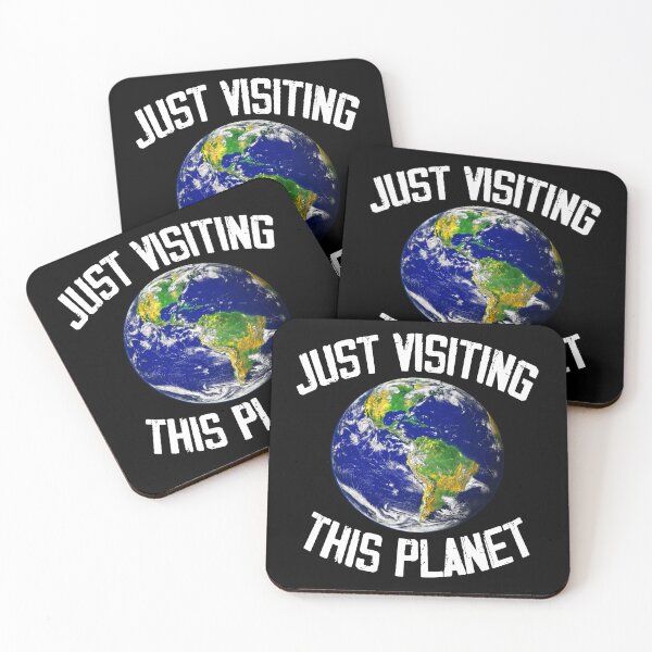 Item preview, Just Visiting This Planet  designed and sold by Toonify4U.