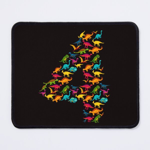 Item preview, T Rex Dinosaurs In Four Number 4th Birthday Gift designed and sold by Buyeseoshop.
