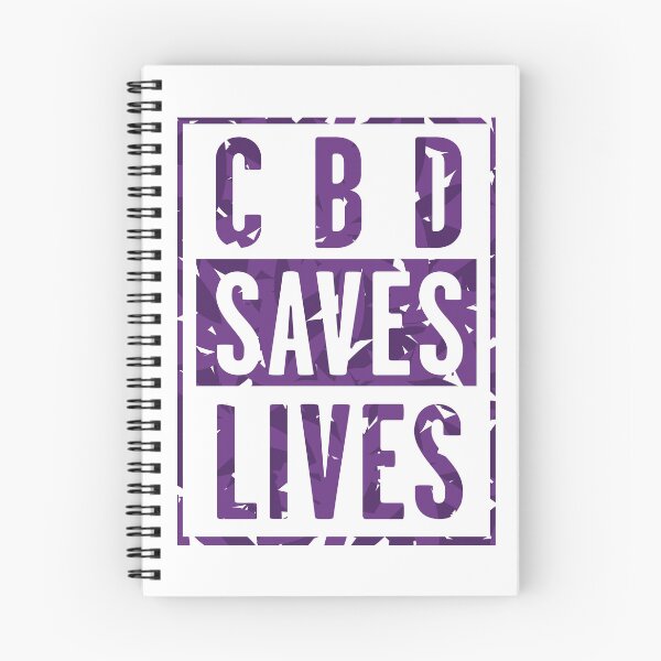 Item preview, CBD Saves Lives Purple Leaves designed and sold by MickeyEdwards.
