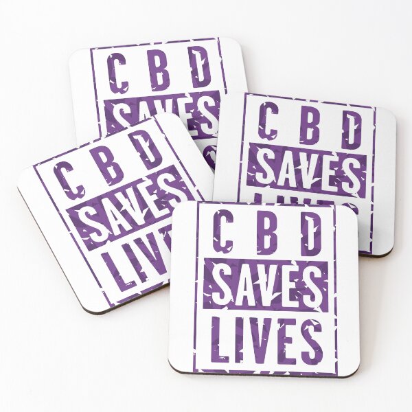 Item preview, CBD Saves Lives Purple Leaves designed and sold by MickeyEdwards.