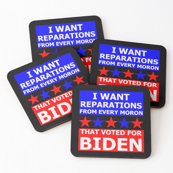 Item preview, I WANT REPARATIONS FROM EVERY MORON... designed and sold by OleKurmudgeon.