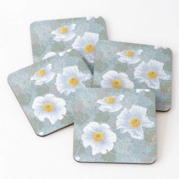 Item preview, Vintage Ojai Matilija Poppies designed and sold by Pamelandia.