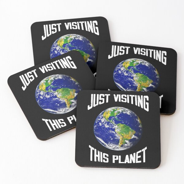 Item preview, Just Visiting This Planet  designed and sold by Toonify4U.