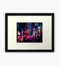 Unleashed at Night Framed Print