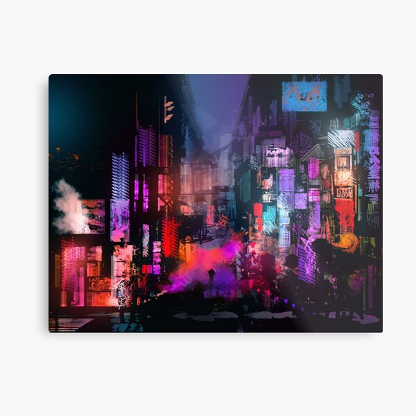 Unleashed at Night Metal Print