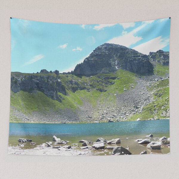 Item preview, Mountain Stream Alpine Landscape designed and sold by Anna Lemos.