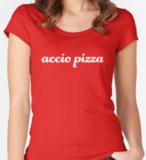 Accio Pizza Fitted Scoop T-Shirt