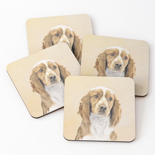 Item preview, Welsh Springer Spaniel Painting - Original Dog Art designed and sold by alpendesigns.