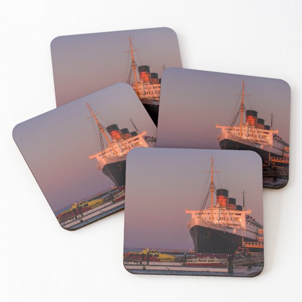Item preview, Queen Mary at sunset designed and sold by Art in Nature.