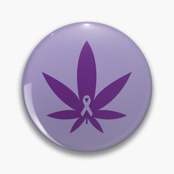 Item preview, CBD epilepsy ribbon purple designed and sold by MickeyEdwards.